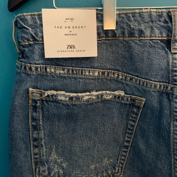 Zara short jean short denim. - Picture 6 of 8